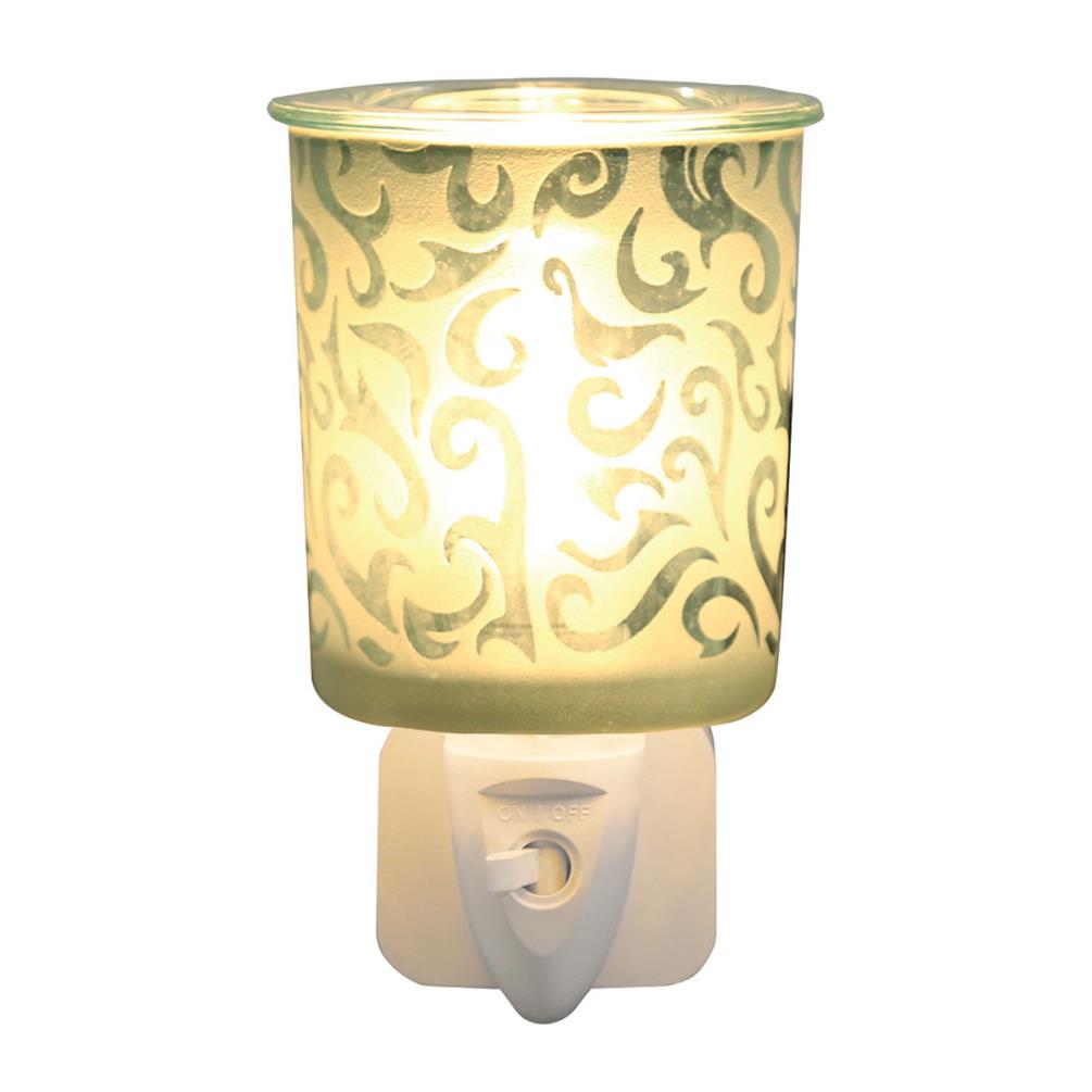 Aroma Green Swirl Plug In Wax Melt Warmer Extra Image 1